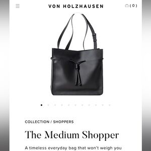 Von Holzhausen medium shopper bag